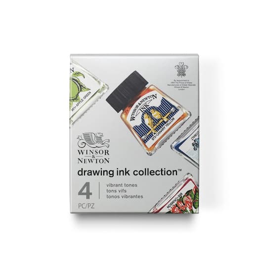 Winsor &#x26; Newton&#xAE; Drawing Ink Collection Vibrant Tones Set